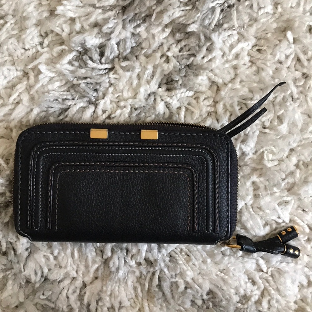 Chloe Marcie Long Zip Around Wallet